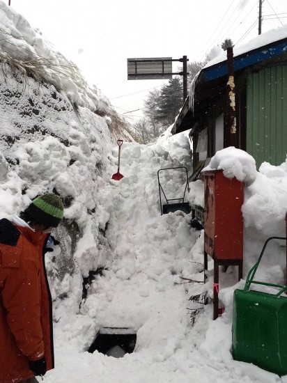 町の除雪作業に参加３