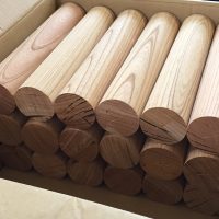 銘木丸棒オーダー注文納品事例20170704