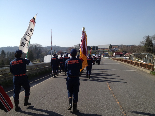 信濃町消防団出初式