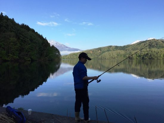 今日も日の出とともに野尻湖へ20170514-3