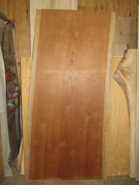 欅老木一枚板テーブル製作開始20131126