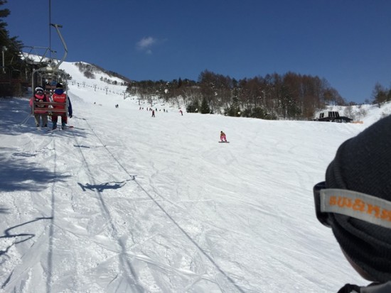 よませ温泉スキー場へ20150211-1