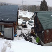 今日の信州・黒姫20150302～春の雪が降っています・大停電発生～