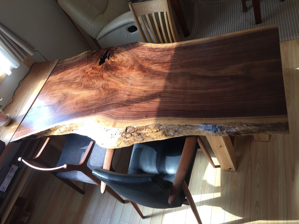 巨木　一枚板　DIY テーブル　素材　天然木
