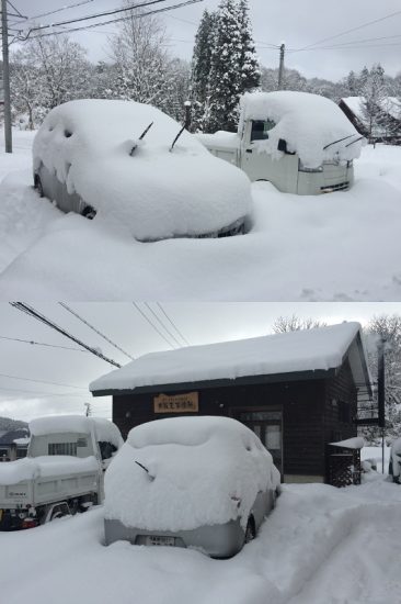 今朝は約40cmの積雪20171214