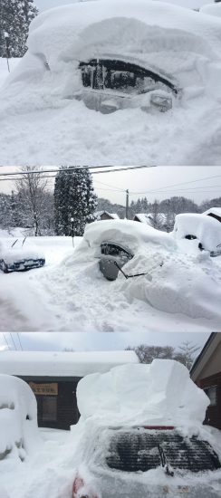 1日半で100ｃｍ超の積雪20171228