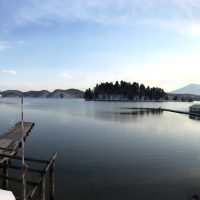 野尻湖へわかさぎ釣りへ。。20180227