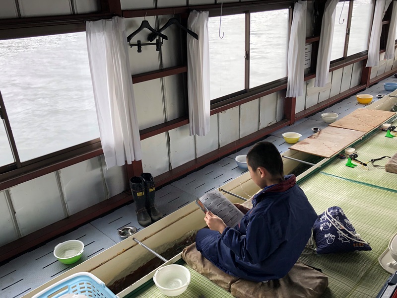 息子とわかさぎ釣りへ20180322-1