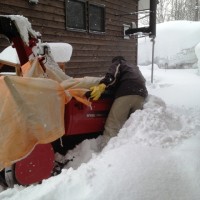 大雪が止み、除雪。。の1日　20130127