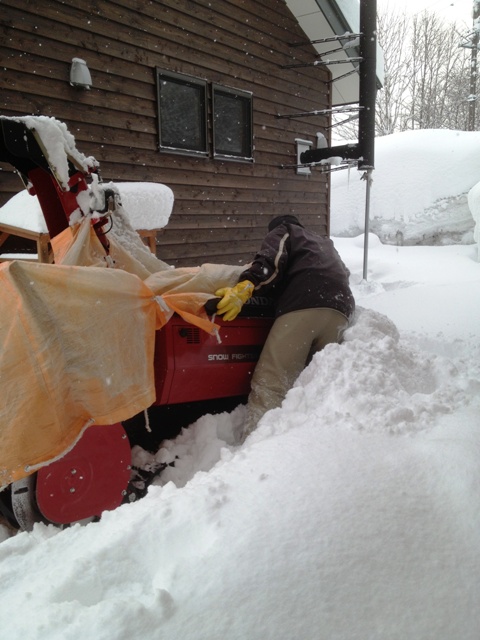 大雪が止み、除雪。。の1日　20130127