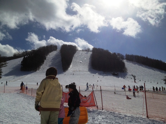 戸隠スキー場へ20130210-2