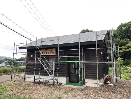 本社事務所壁塗装20180827-1