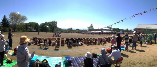 信濃小中学校運動会20130524