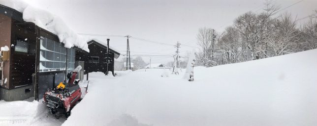 大雪警報から一夜明けて20181228