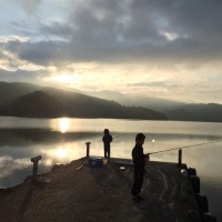 日の出とともに野尻湖へ20150905