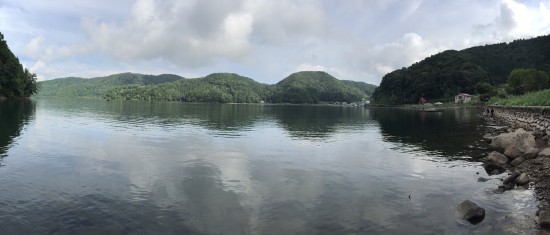 日の出とともに野尻湖へ20150905-2