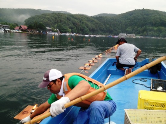 野尻湖とうろう流し花火大会2013-2