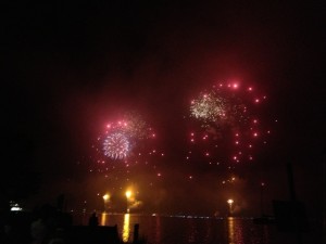 野尻湖とうろう流し花火大会2013-7