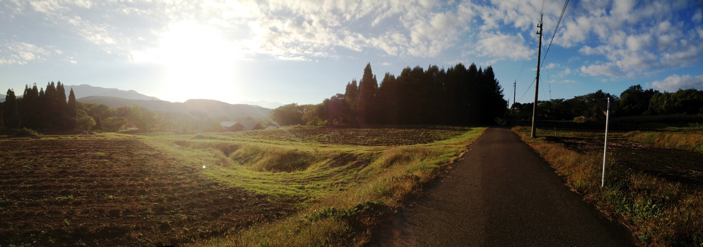 今朝の黒姫の風景20131007