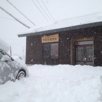 初雪、未だ止まず。。。