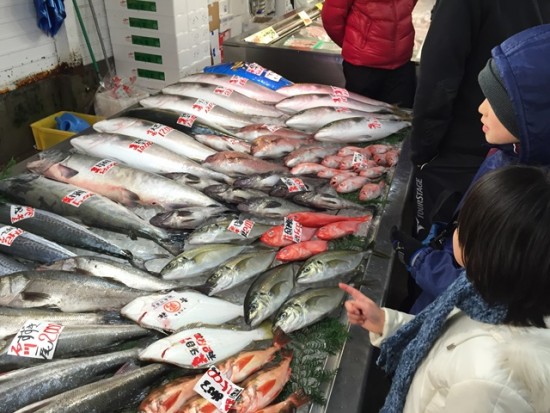 新潟・寺泊「魚の市場通り」へ20151231-2