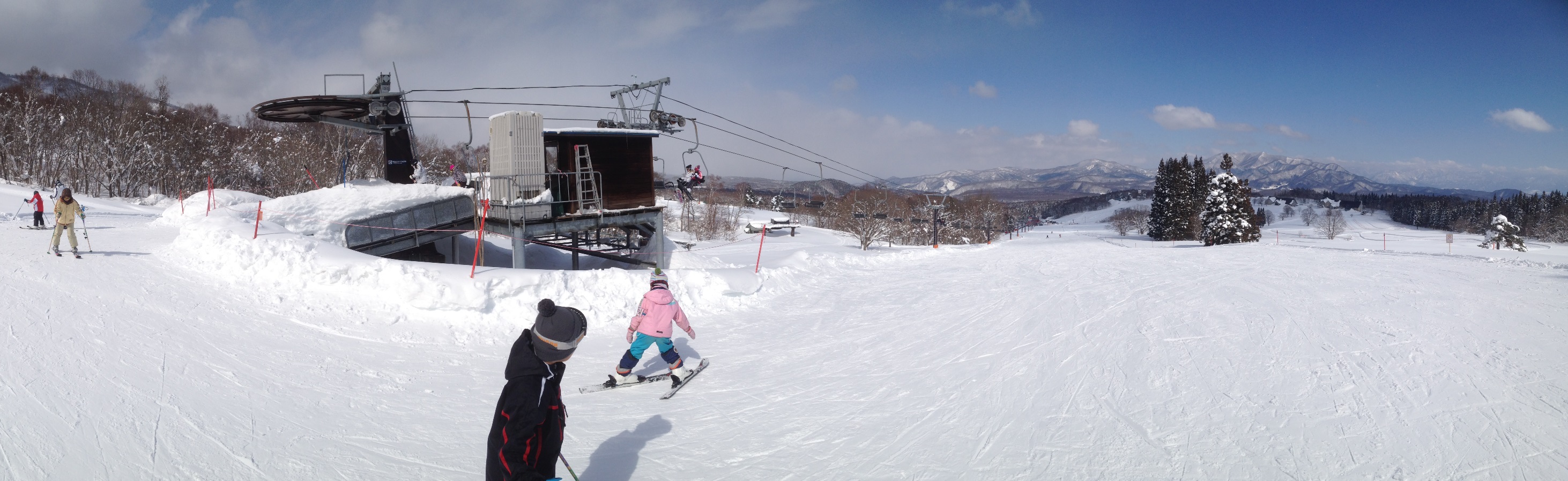 黒姫高原スノーパークでスキー20140223-1