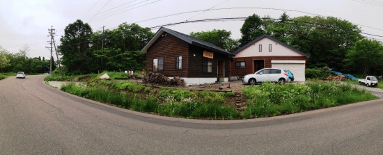 我が家の敷地の草刈り20140608-2