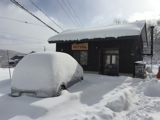 大雨からの大雪20161228