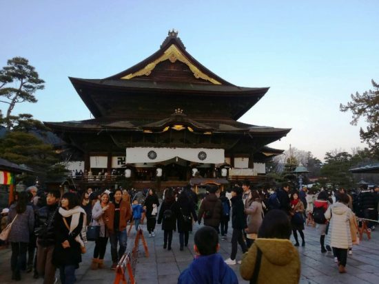 善光寺へ初詣20170102-2