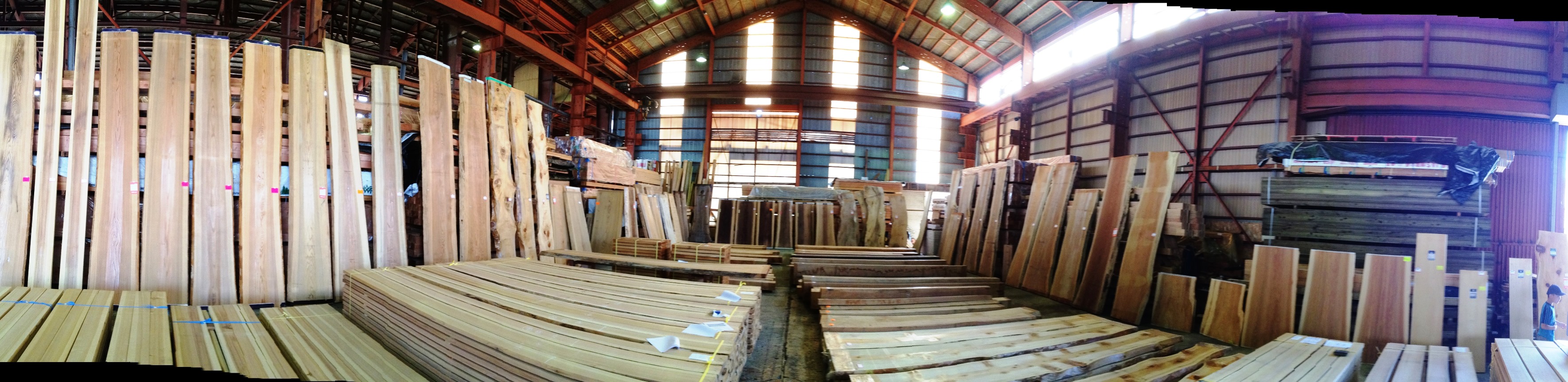 新潟の木材市場へ20140913-1
