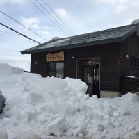 事務所屋根の雪がようやく落ちました20170127