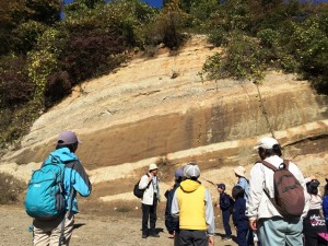 「貝化石採集会」に参加20141025-3