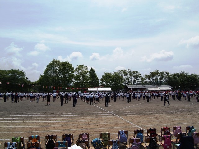 小中一貫校になって初めての運動会