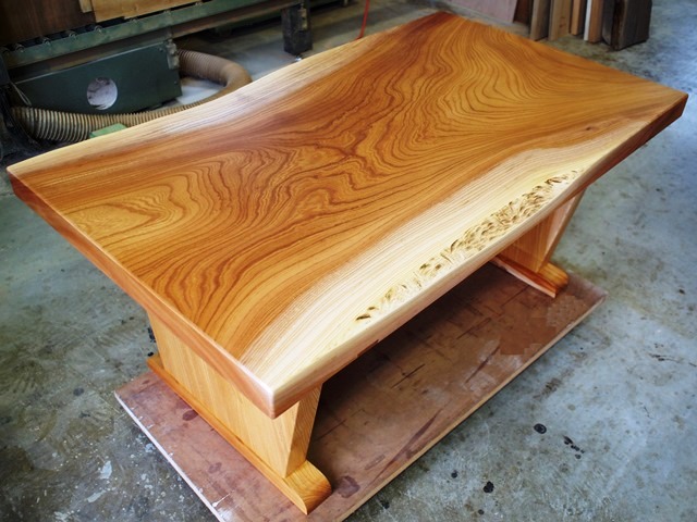 天然杉　一枚板　DIY　テーブル用　カウンター用　素材　ハンドメイド　新生活　無垢材　天板　応接セット　テレワーク - 1