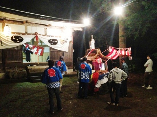 地区のお祭り夜警20120922