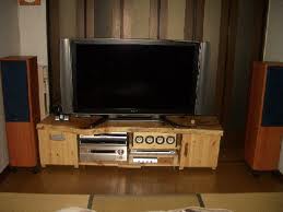 お客様の作品　欅のテレビボード